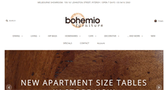 Desktop Screenshot of bohemio.com.au