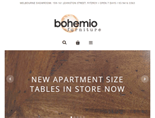 Tablet Screenshot of bohemio.com.au